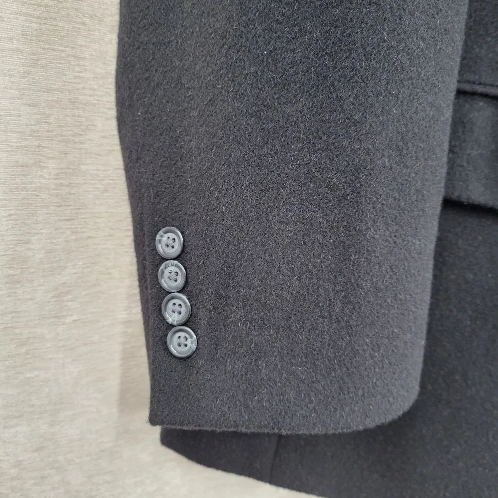 Stafford Camel Hair Classic Black Men's Blazer